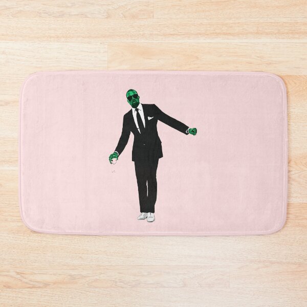 Item preview, Ye in a Black Suit Holding a Wine Glass - Alienated Hip Hop Icon designed and sold by ZERO-MIND.