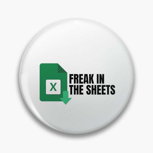 Item preview, Freak In The Sheets Excel Spreadsheet Accountant designed and sold by Dondonmart.