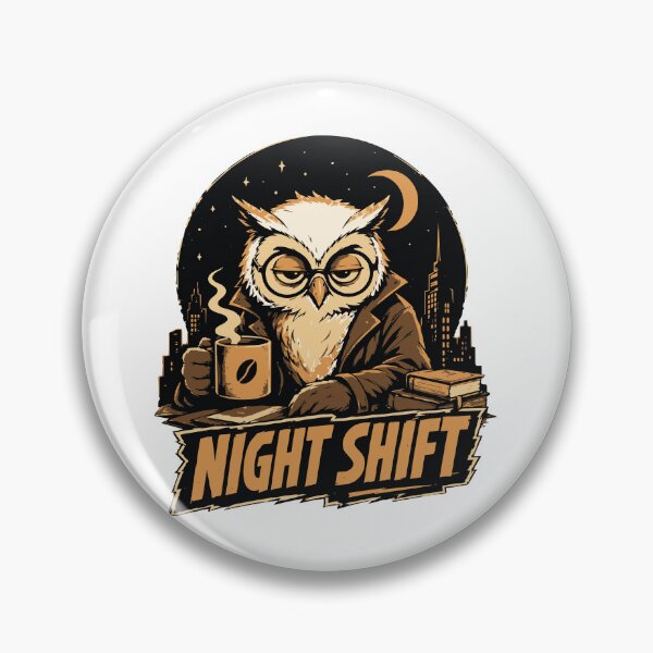 Item preview, Night Shift designed and sold by Paw Print Tee.
