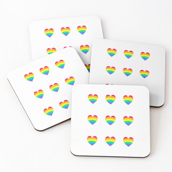 Item preview, Rainbow Hearts Pride Flags LGBT Gay Pack - gay pride designed and sold by Inspirationmotivation.