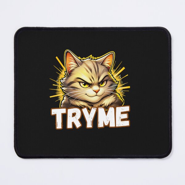 Item preview, Try Me Cat Attitude Design designed and sold by AdicretorDesign.