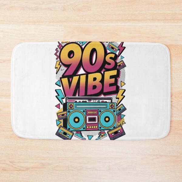 Item preview, 90s Vibe - Colorful Boombox & Cassette Pop Art  designed and sold by ColorCube1.
