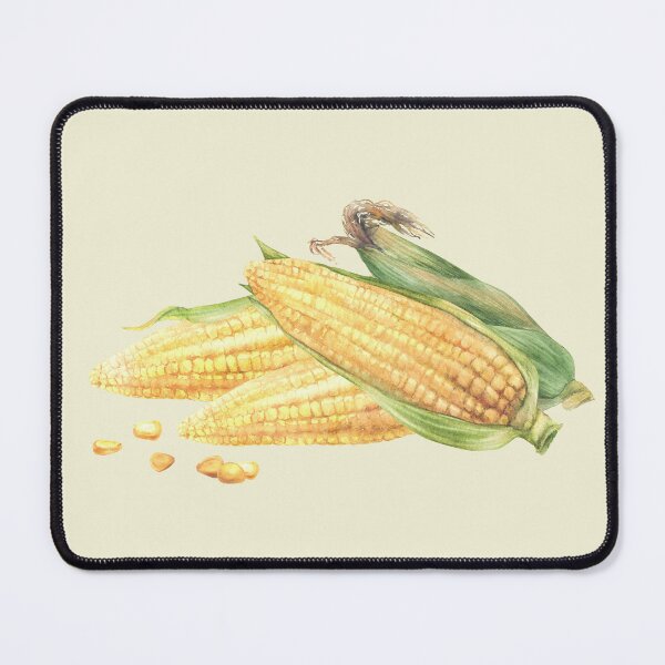 Item preview, Copy of Corn Cobs. Sweet Yellow maize. Watercolor hand painted food Illustration designed and sold by BartolArt.