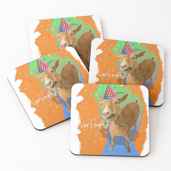 Item preview, Let's Party! (by ACCI) Party Goat. designed and sold by VanyssaGraphics.