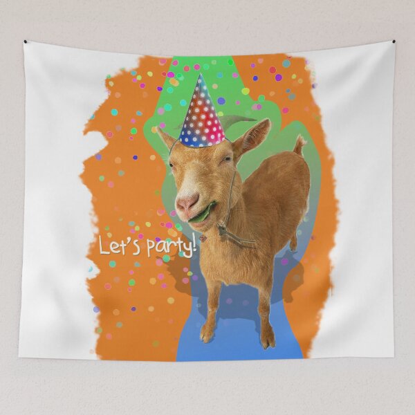 Item preview, Let's Party! (by ACCI) Party Goat. designed and sold by VanyssaGraphics.