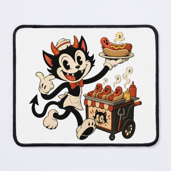 Item preview, Demonic Hot Dog – The Snack That Haunts Your Stomach designed and sold by Anteverse.