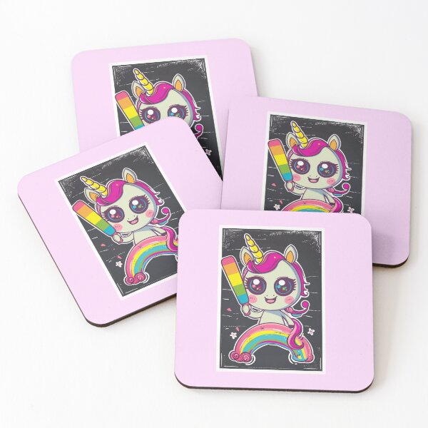 Item preview, Unicorn Magic Rainbow  Kawaii Back to School Art designed and sold by BoxofMoments.
