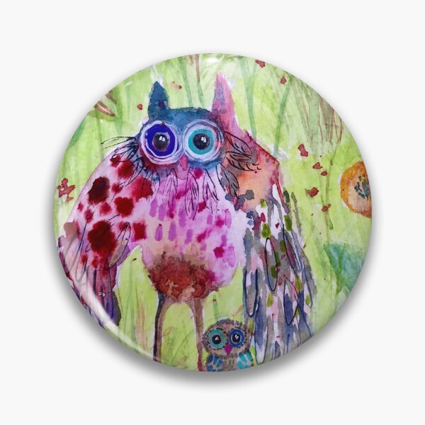 Item preview, cute owl family designed and sold by Nina Lahrmann.