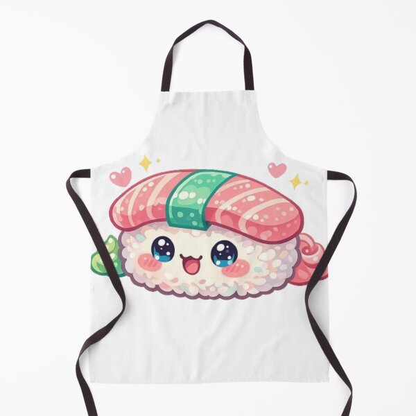 Item preview, Kawaii Happy Sushi Nigiri Cute Food Sticker designed and sold by Chromatic Artistry.