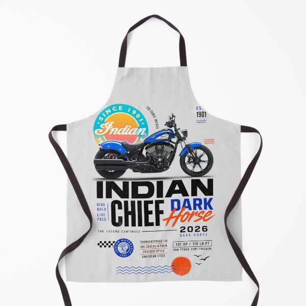 Item preview, Indian Chief Dark Horse 2026 Thunderstroke 116 Deep Blue Summer Edition designed and sold by EdGraphy.