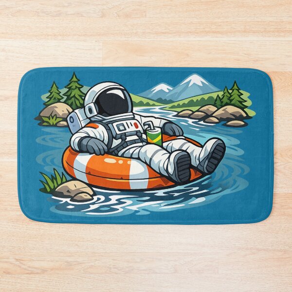 Item preview, River Tubing Astronaut designed and sold by BROHLine Studio.