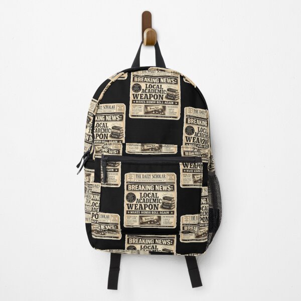 Item preview, Breaking News Academic Weapon Makes Honor Roll – Funny Retro Newspaper Design | Smart Student Gift designed and sold by irfanshikh.