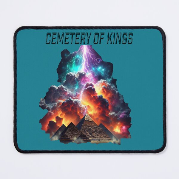 Item preview, Cemetery of Kings - Ancient Egypt Pyramid Storm Art designed and sold by MOHAMEDNOOR428.