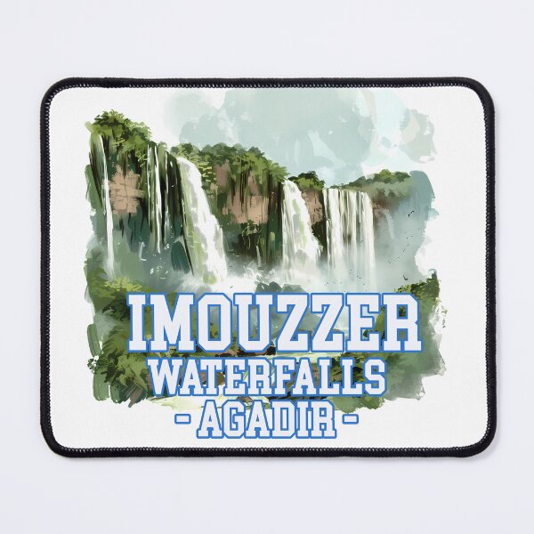 Item preview, Imouzzer Waterfalls Agadir Morocco Vintage Nature Travel Art designed and sold by DesignArtist.ia.