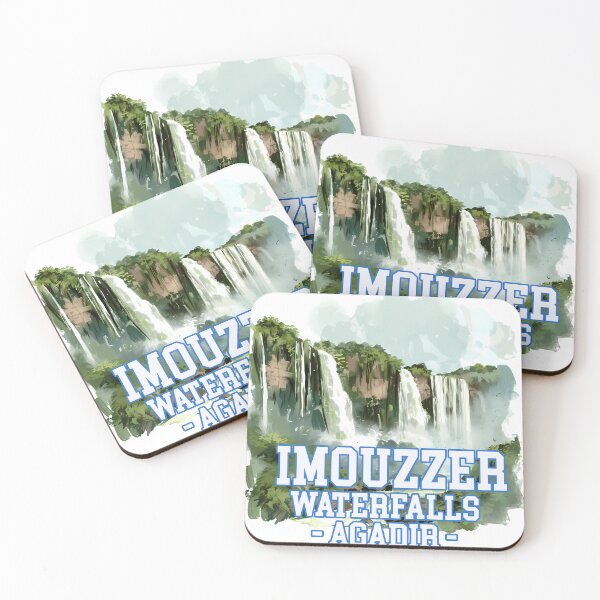 Item preview, Imouzzer Waterfalls Agadir Morocco Vintage Nature Travel Art designed and sold by DesignArtist.ia.