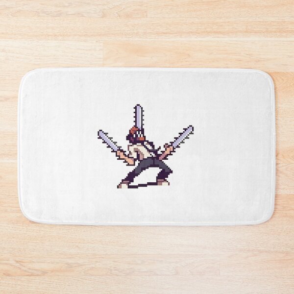 Item preview, Denji Chainsaw Hybrid Pixel Art Retro designed and sold by LesageSecond.