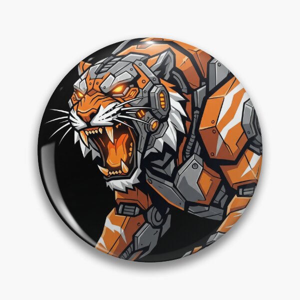 Item preview, Mechanical Tiger Roar designed and sold by Stickersdevelop.