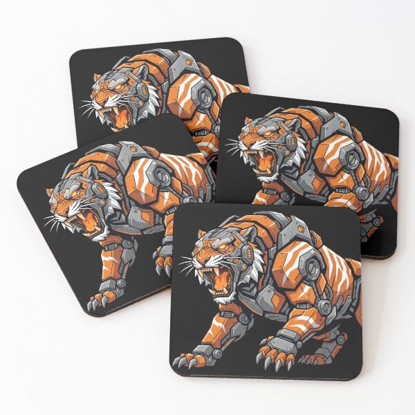 Item preview, Mechanical Tiger Roar designed and sold by Stickersdevelop.