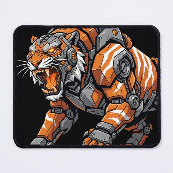 Item preview, Mechanical Tiger Roar designed and sold by Stickersdevelop.