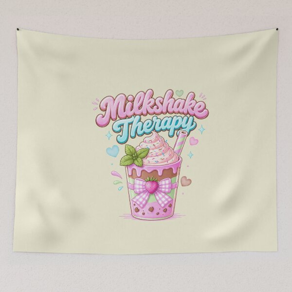 Item preview, Milkshake Therapy Pastel Kawaii Aesthetic designed and sold by Aimetoi.