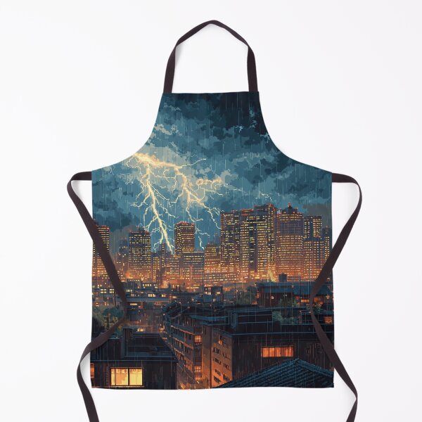 Item preview, Copy of Pixel Thunderstorm Over the City designed and sold by Rtymer.