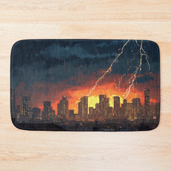 Item preview, Copy of Pixel Thunderstorm Over the City designed and sold by Rtymer.