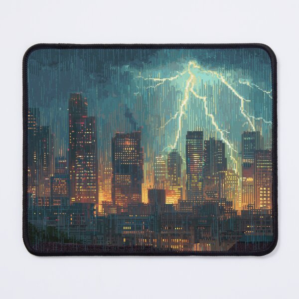 Item preview, Copy of Pixel Thunderstorm Over the City designed and sold by Rtymer.