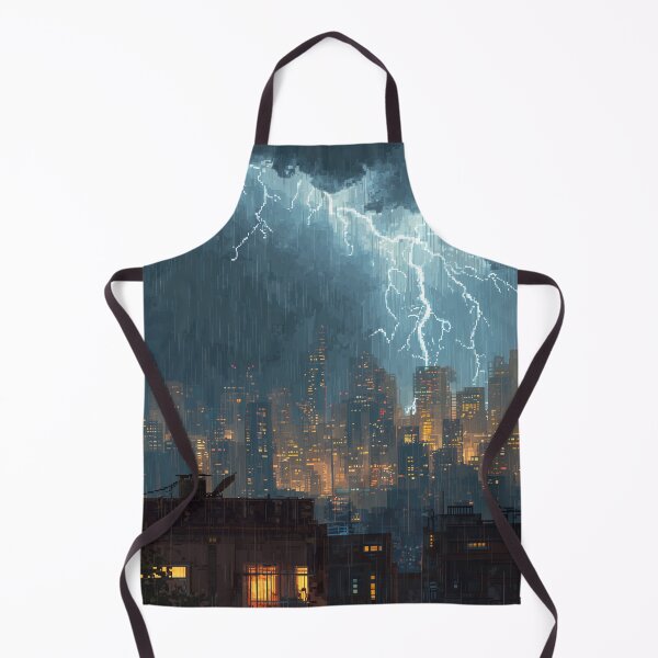 Item preview, Copy of Pixel Thunderstorm Over the City designed and sold by Rtymer.