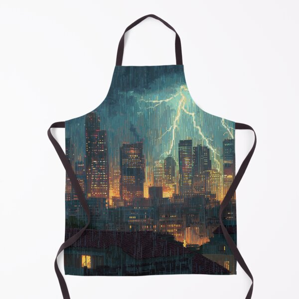 Item preview, Copy of Pixel Thunderstorm Over the City designed and sold by Rtymer.