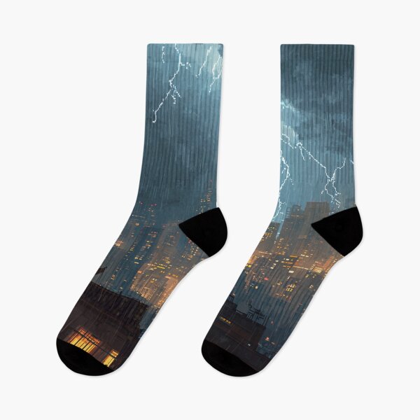 Item preview, Copy of Pixel Thunderstorm Over the City designed and sold by Rtymer.