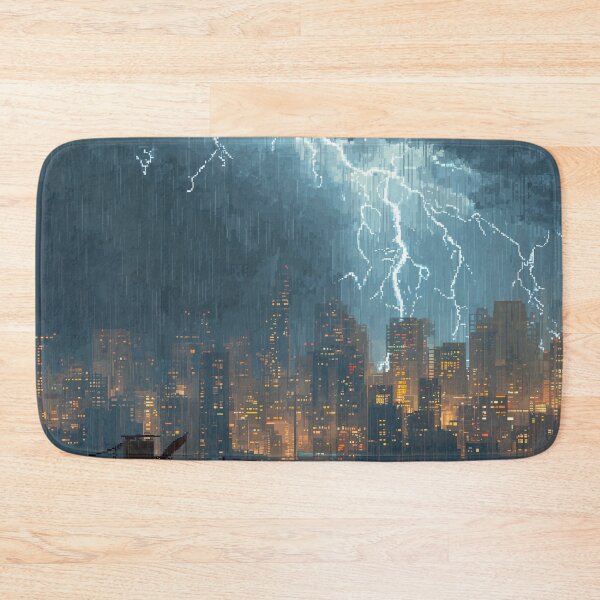 Item preview, Copy of Pixel Thunderstorm Over the City designed and sold by Rtymer.