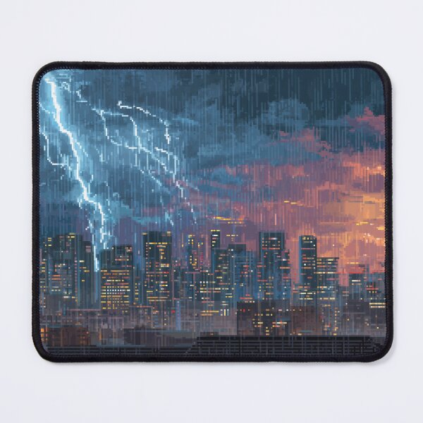 Item preview, Copy of Pixel Thunderstorm Over the City designed and sold by Rtymer.