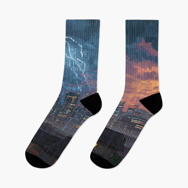 Item preview, Copy of Pixel Thunderstorm Over the City designed and sold by Rtymer.