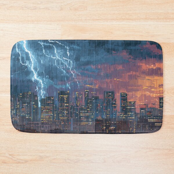 Item preview, Copy of Pixel Thunderstorm Over the City designed and sold by Rtymer.