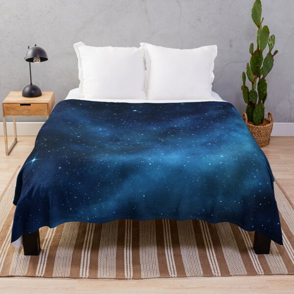 Item preview, Deep Space Galaxy Background Starfield Universe Cosmic Sky Blue Nebula Aesthetic Design designed and sold by Faithlines.