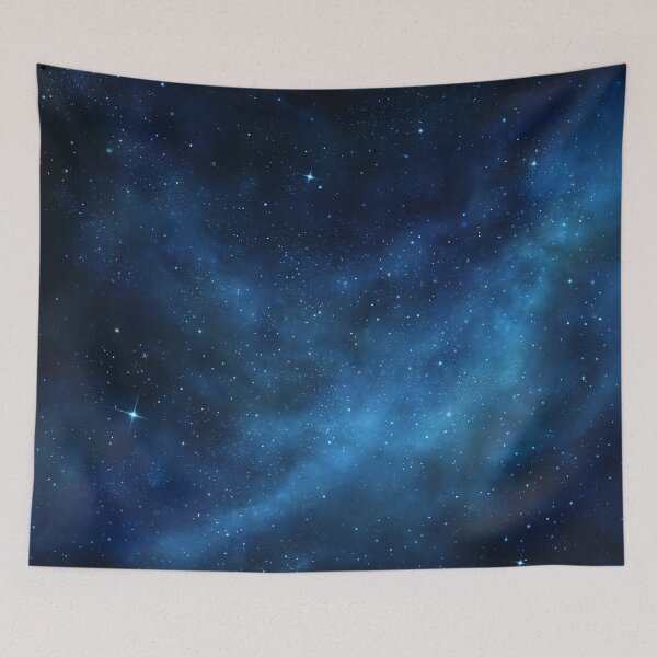 Item preview, Deep Space Galaxy Background Starfield Universe Cosmic Sky Blue Nebula Aesthetic Design designed and sold by Faithlines.