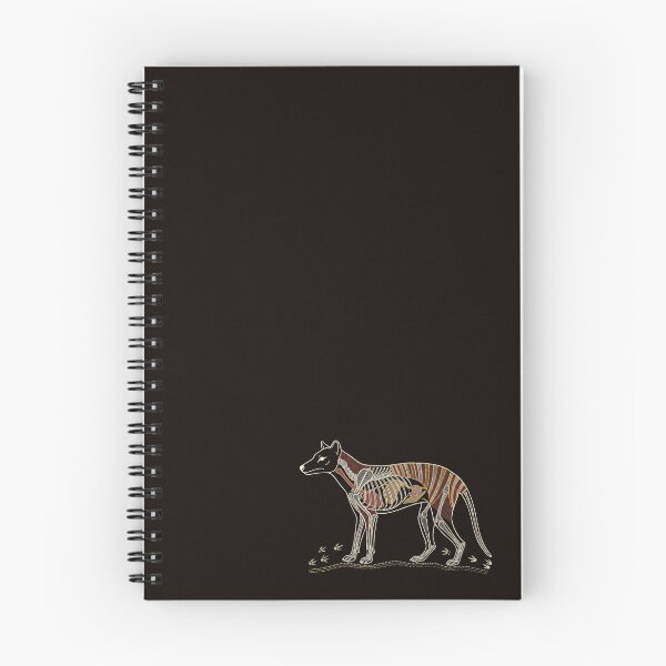 Item preview, Blood and Ochre: Aboriginal X-Ray Style Thylacine (Tasmanian Tiger) Print designed and sold by FreiherrPK.