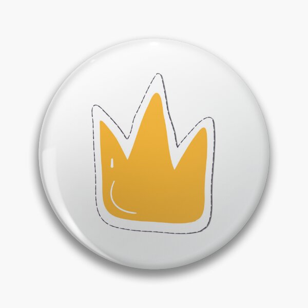 Item preview, “Minimal Crown Abstract Design | Cute Yellow Aesthetic Blob Art | Modern Indie Illustration” designed and sold by priyanshustore.