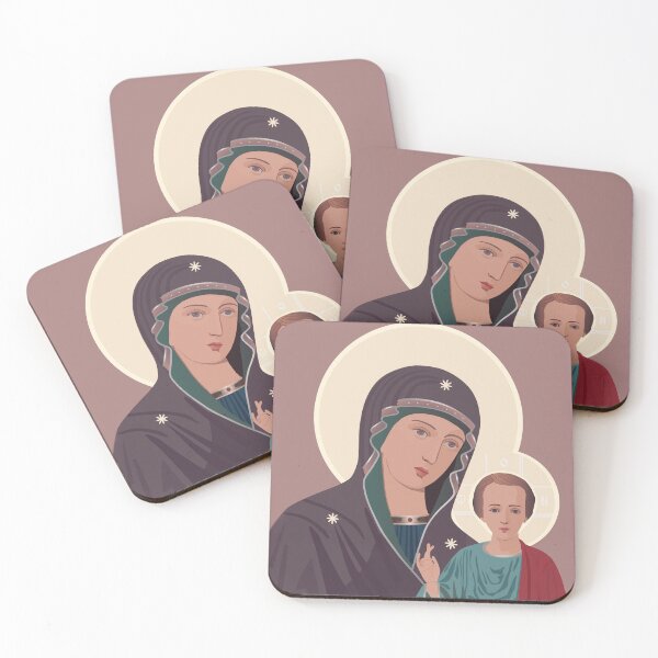 Item preview, Orthodox icon of Virgin Mary. Kazan Icon of the Mother of God designed and sold by inspiration3.