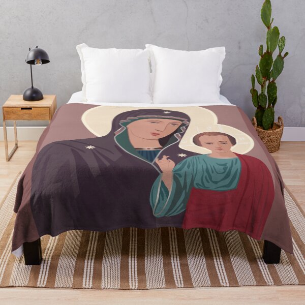 Item preview, Orthodox icon of Virgin Mary. Kazan Icon of the Mother of God designed and sold by inspiration3.