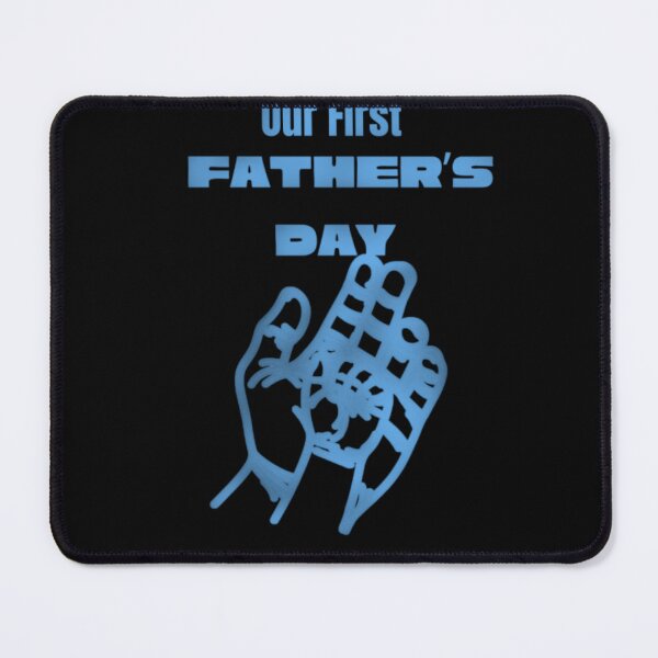 Item preview, Our First Father’s Day TShirt Dad and Baby Hands Minimal Line Art New Dad Gift designed and sold by HopeAndHustle.