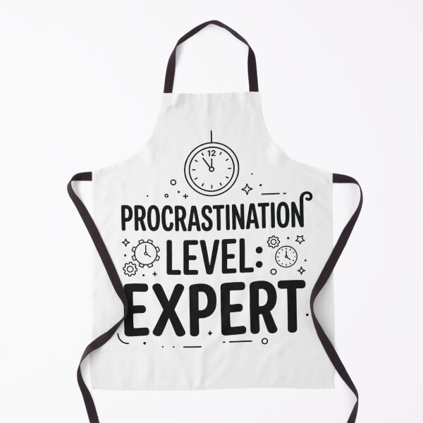 Item preview, Procrastination Level Expert Funny Lazy Student Design designed and sold by Amr Darwish Graphic designer.