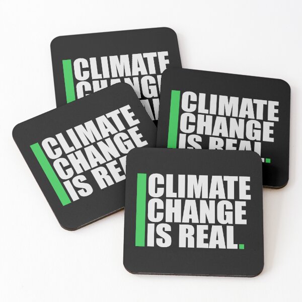 Item preview, Climate Change Is Real Bold Statement Science Quote designed and sold by shirt-o-mat.