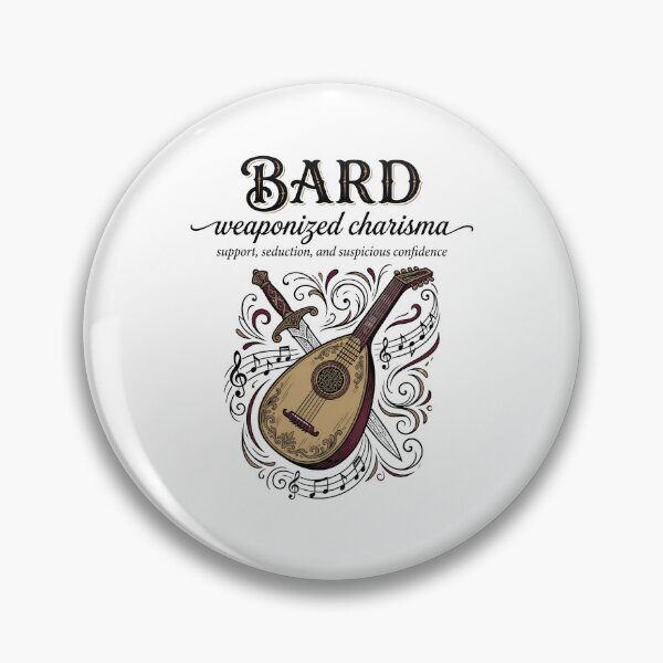 Item preview, Bard Weaponized Charisma Support Seduction And Suspicious Confidence designed and sold by Fenay Designs.