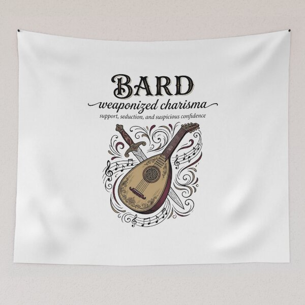 Item preview, Bard Weaponized Charisma Support Seduction And Suspicious Confidence designed and sold by Fenay Designs.