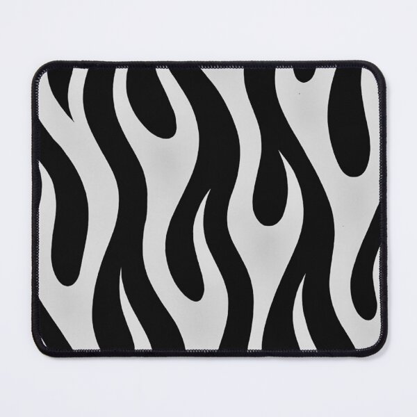 Item preview, Black and White Flame Abstract Pattern designed and sold by Peac7e.
