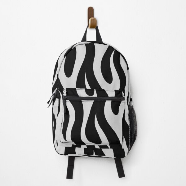 Item preview, Black and White Flame Abstract Pattern designed and sold by Peac7e.