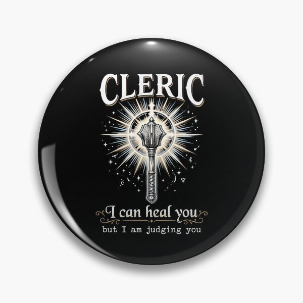 Item preview, Cleric I Can Heal You But I Am Judging You designed and sold by Fenay Designs.