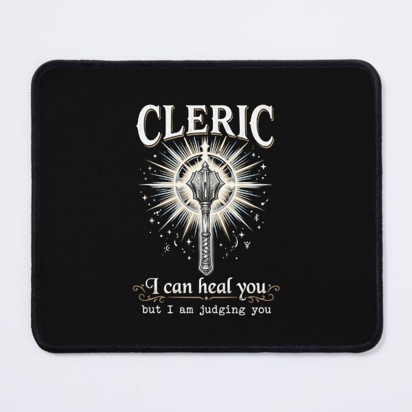 Item preview, Cleric I Can Heal You But I Am Judging You designed and sold by Fenay Designs.