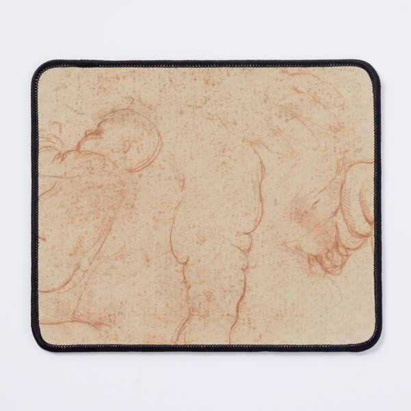 Item preview, Studies of an Infant by Leonardo da Vinci Renaissance Baby Figure Drawing Print designed and sold by artofuniverse.